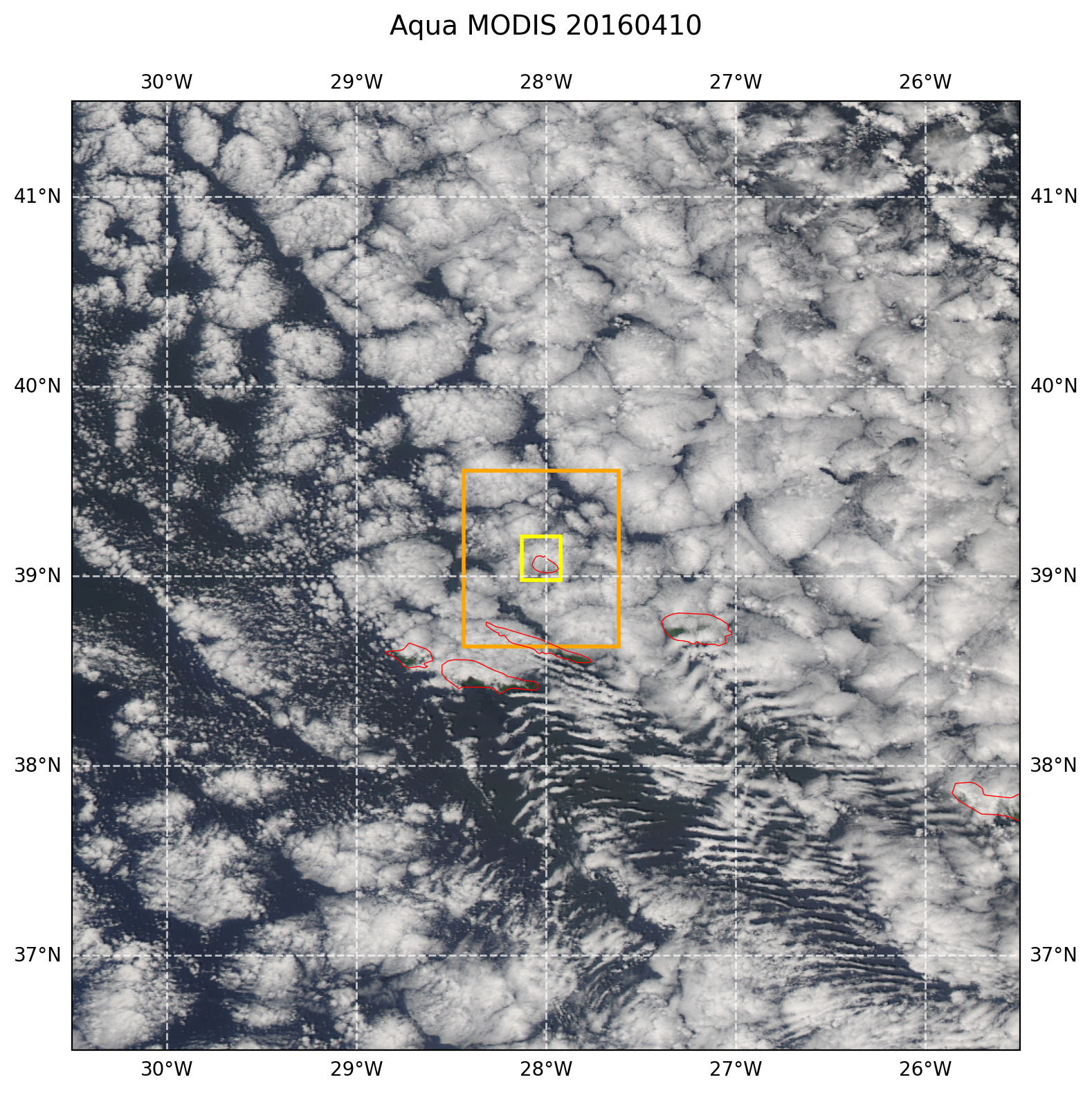 True color MODIS AQUA