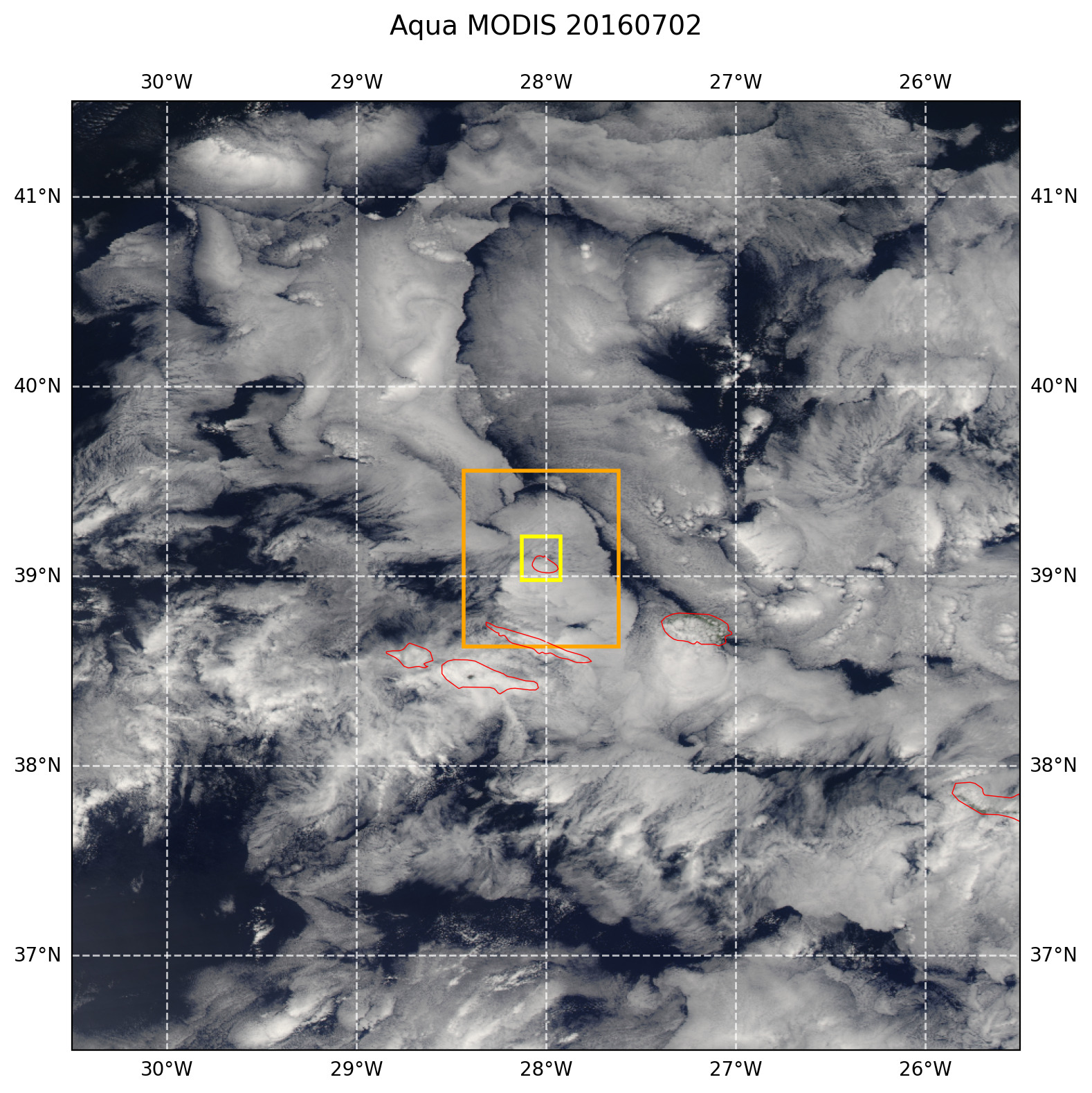 True color MODIS AQUA