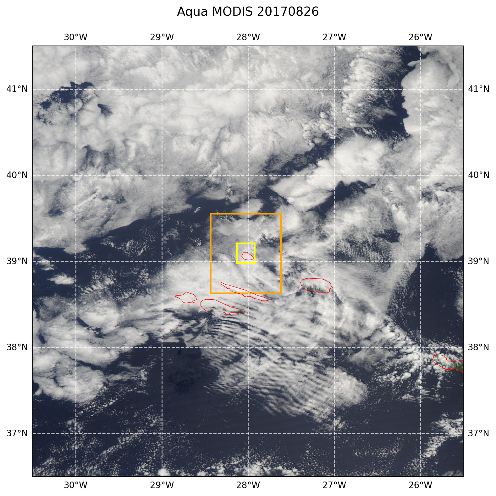 True color MODIS AQUA