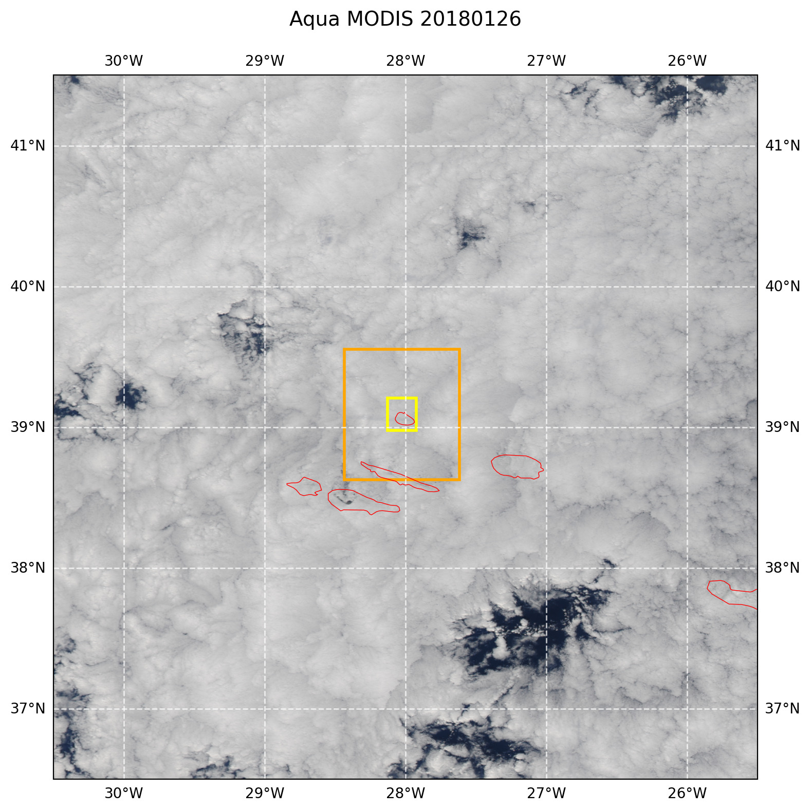 True color MODIS AQUA