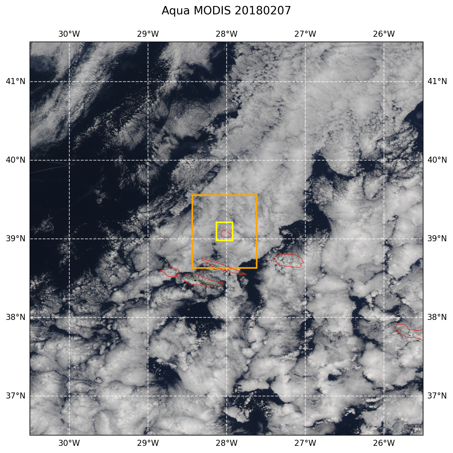 True color MODIS AQUA