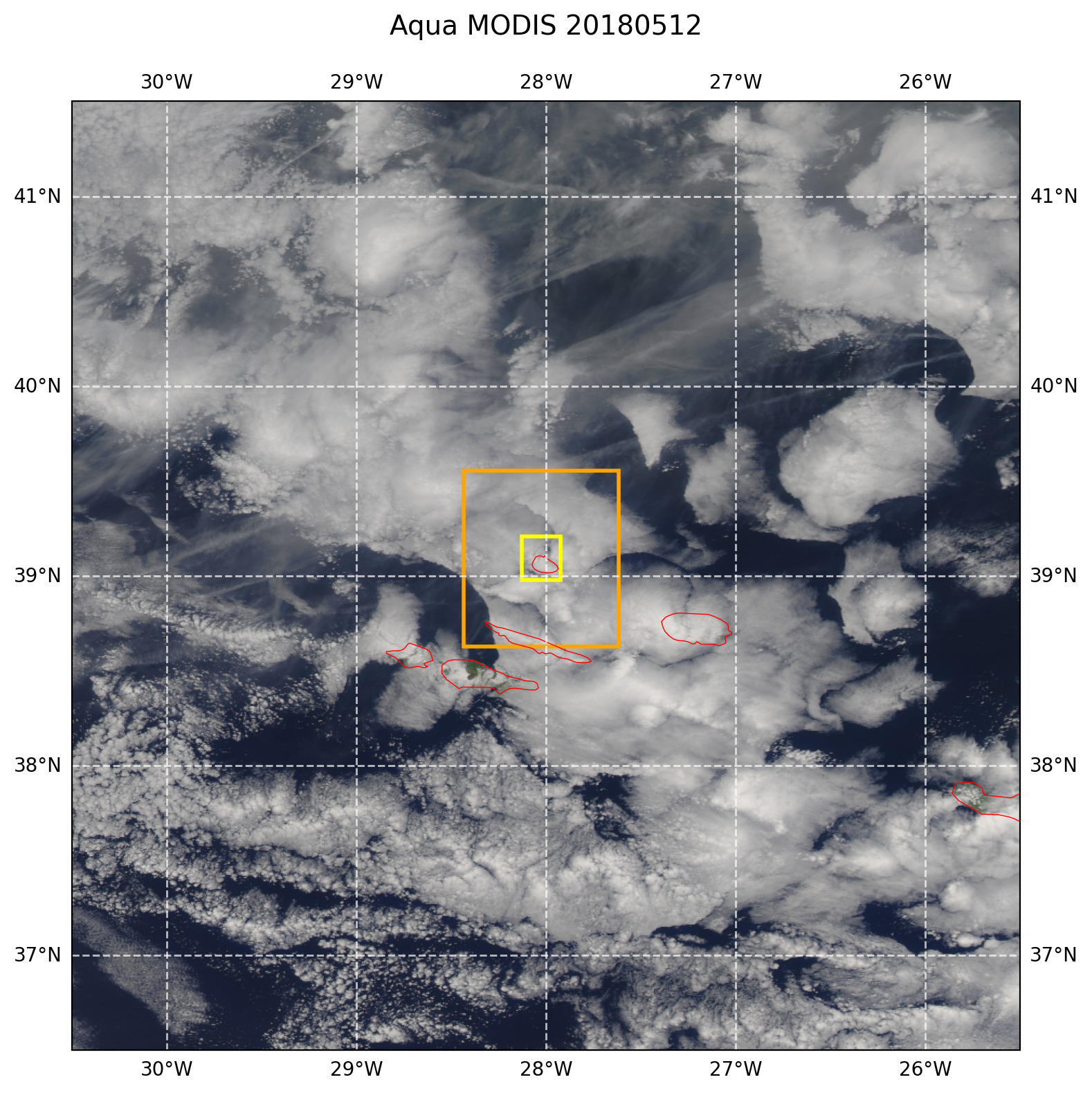 True color MODIS AQUA