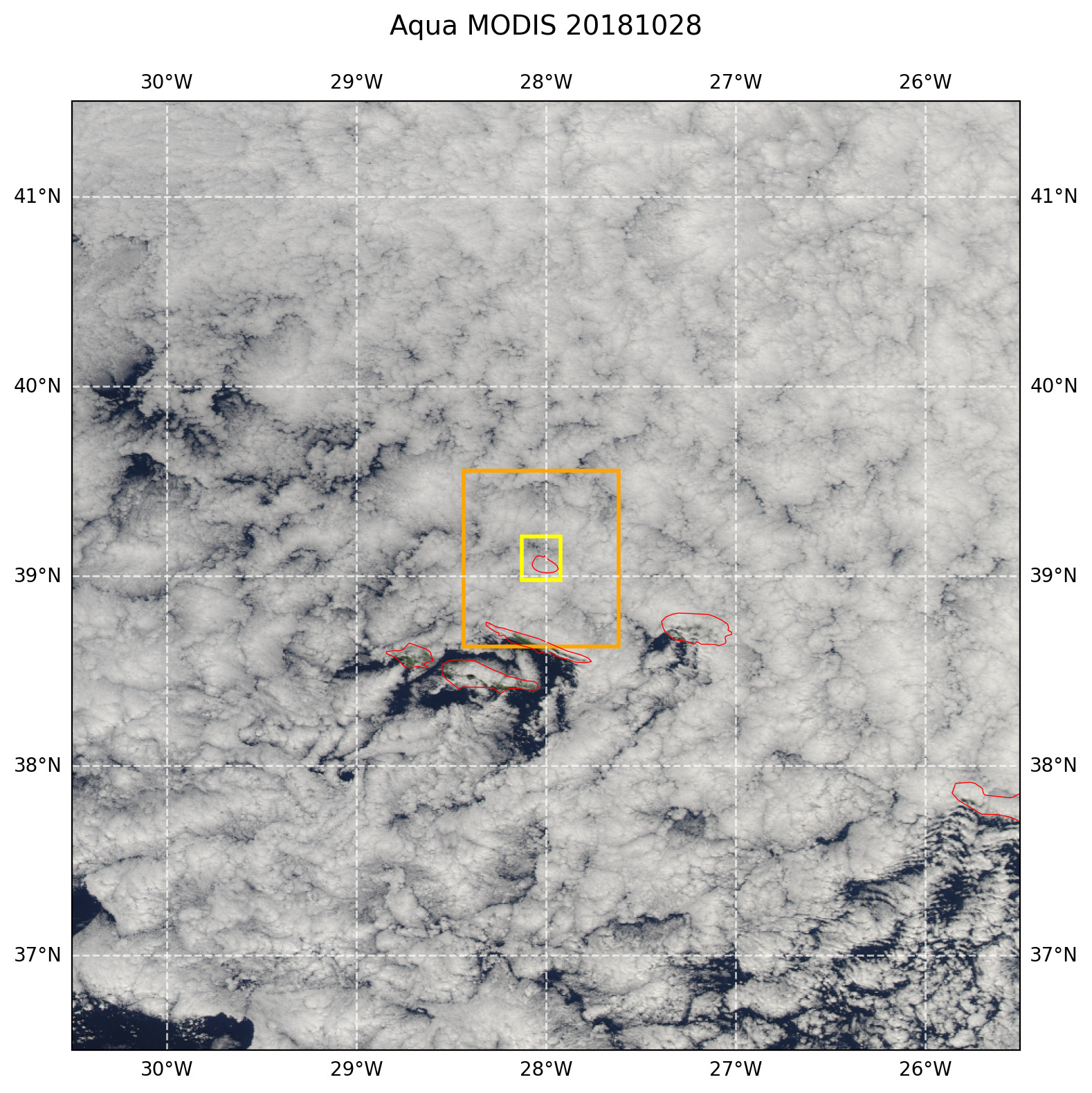 True color MODIS AQUA