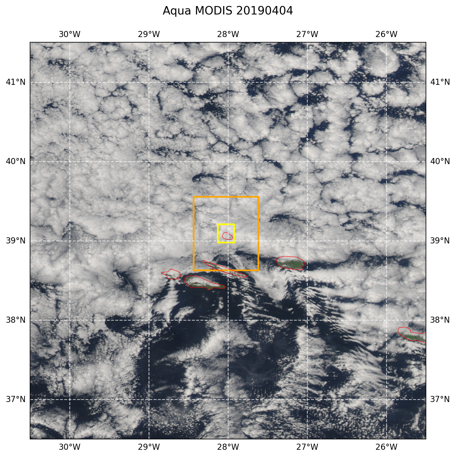 True color MODIS AQUA