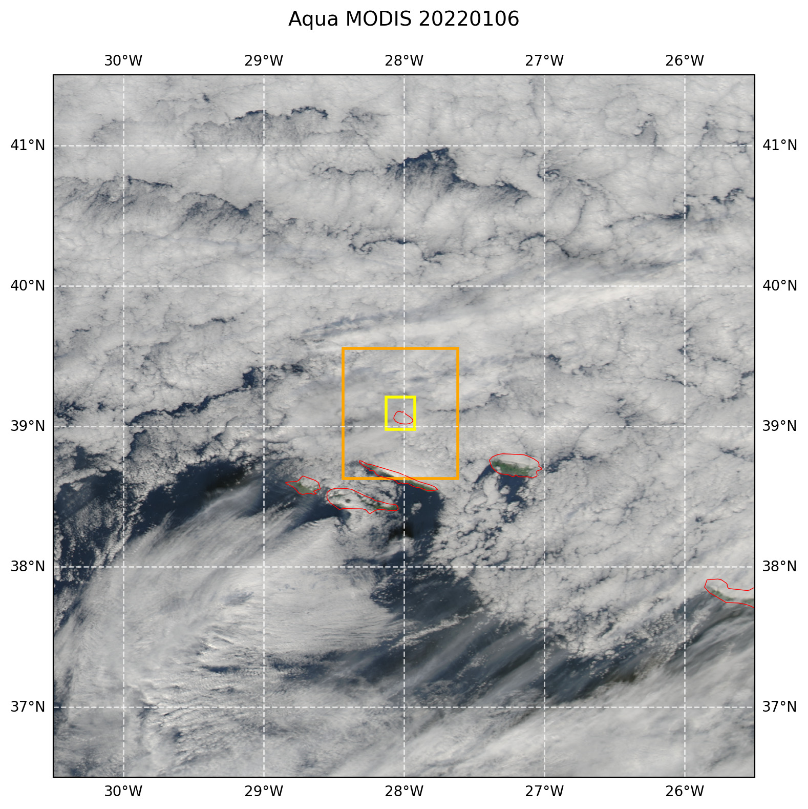 True color MODIS AQUA