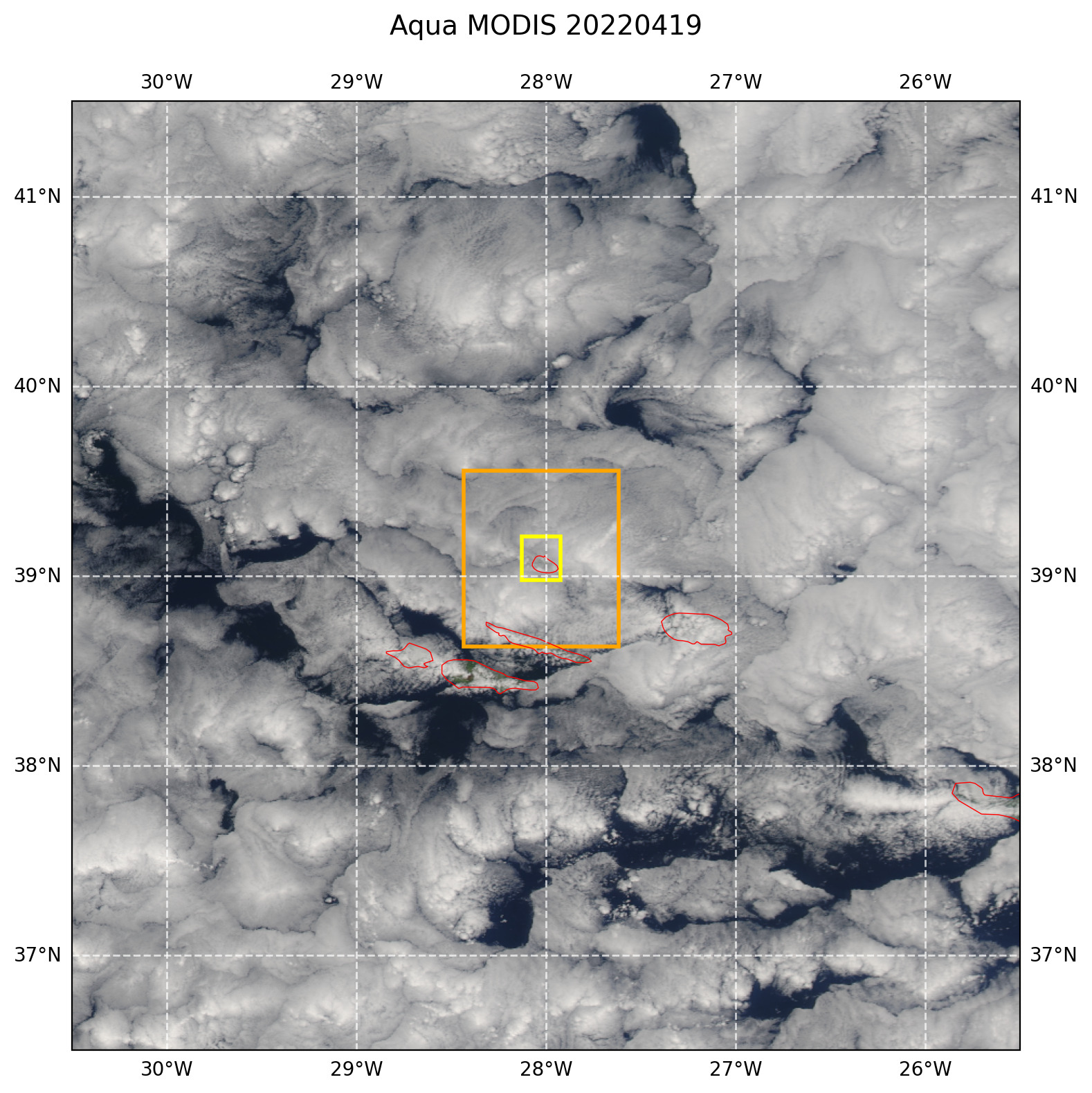 True color MODIS AQUA