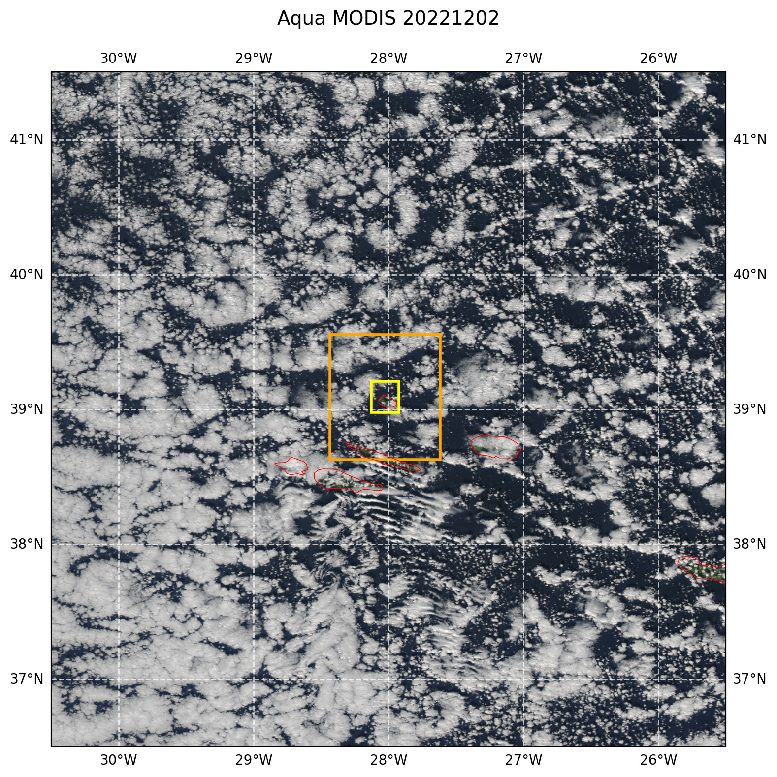 True color MODIS AQUA